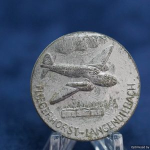 AIRPORT PIN "FLIEGERHORST-LANGENDIEBACH" BY C. WINKLER, HANAU