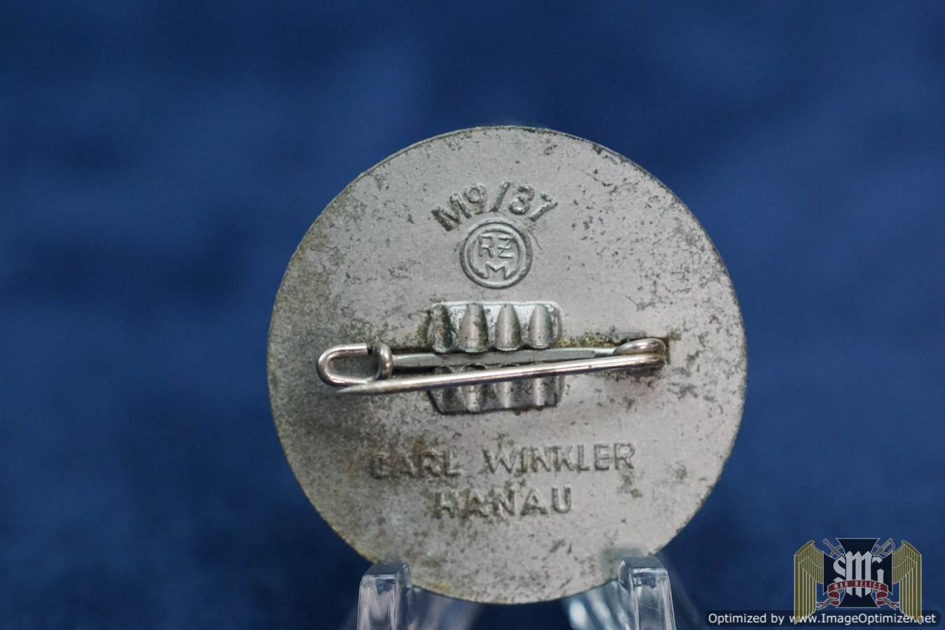 AIRPORT PIN "FLIEGERHORST-LANGENDIEBACH" BY C. WINKLER, HANAU
