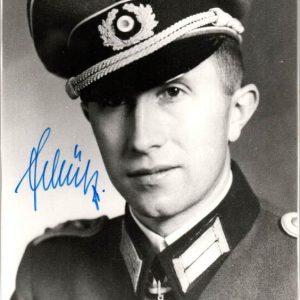 Hermann Schutz Knights cross Winner Signature