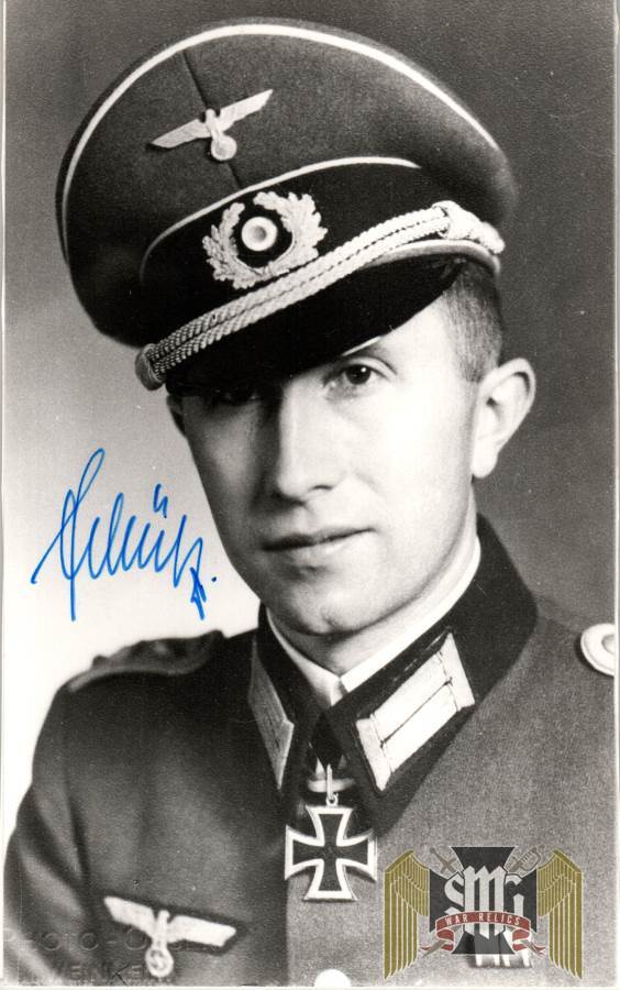 Hermann Schutz Knights cross Winner Signature