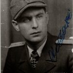Knights Cross Winner Ernst Orzegowski signature