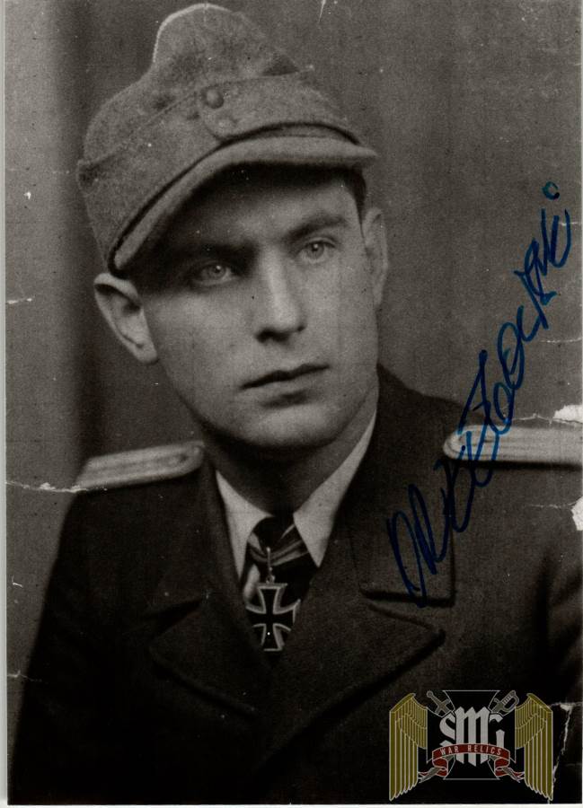 Knights Cross Winner Ernst Orzegowski signature