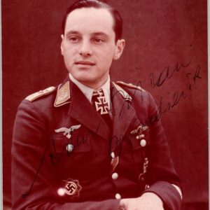 Knights Cross Winner Artur Pipan signature
