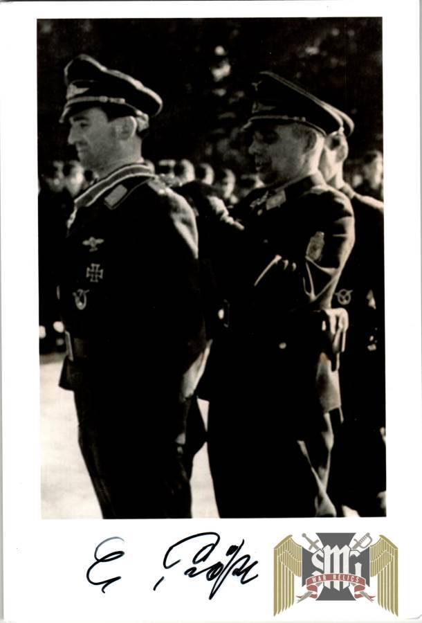 SMGM-3957 Knights Cross Winner Erwin Prössl signature