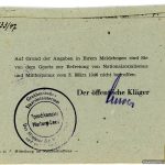 exemption from law 104 certificate for "Lieselotte"