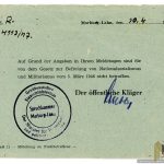 exemption from law 104 certificate for "Katharina"