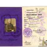 NS Deutsche Fronkämpfer Bund (Stahlhelm) member book