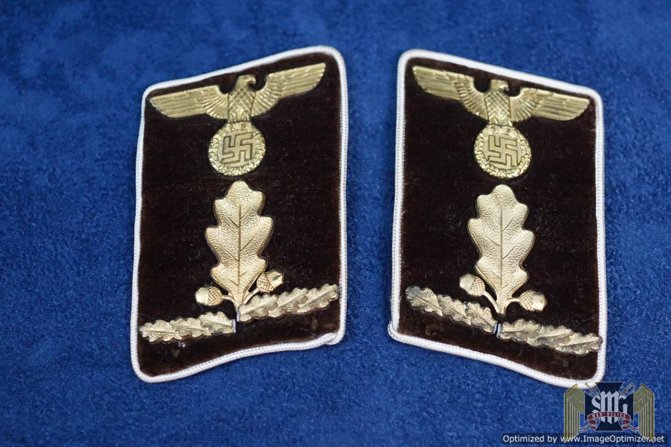 NSDAP KREISLEITUNG LEVEL, OBER-ABSCNHITTSLEITER'S COLLAR TAB matched set