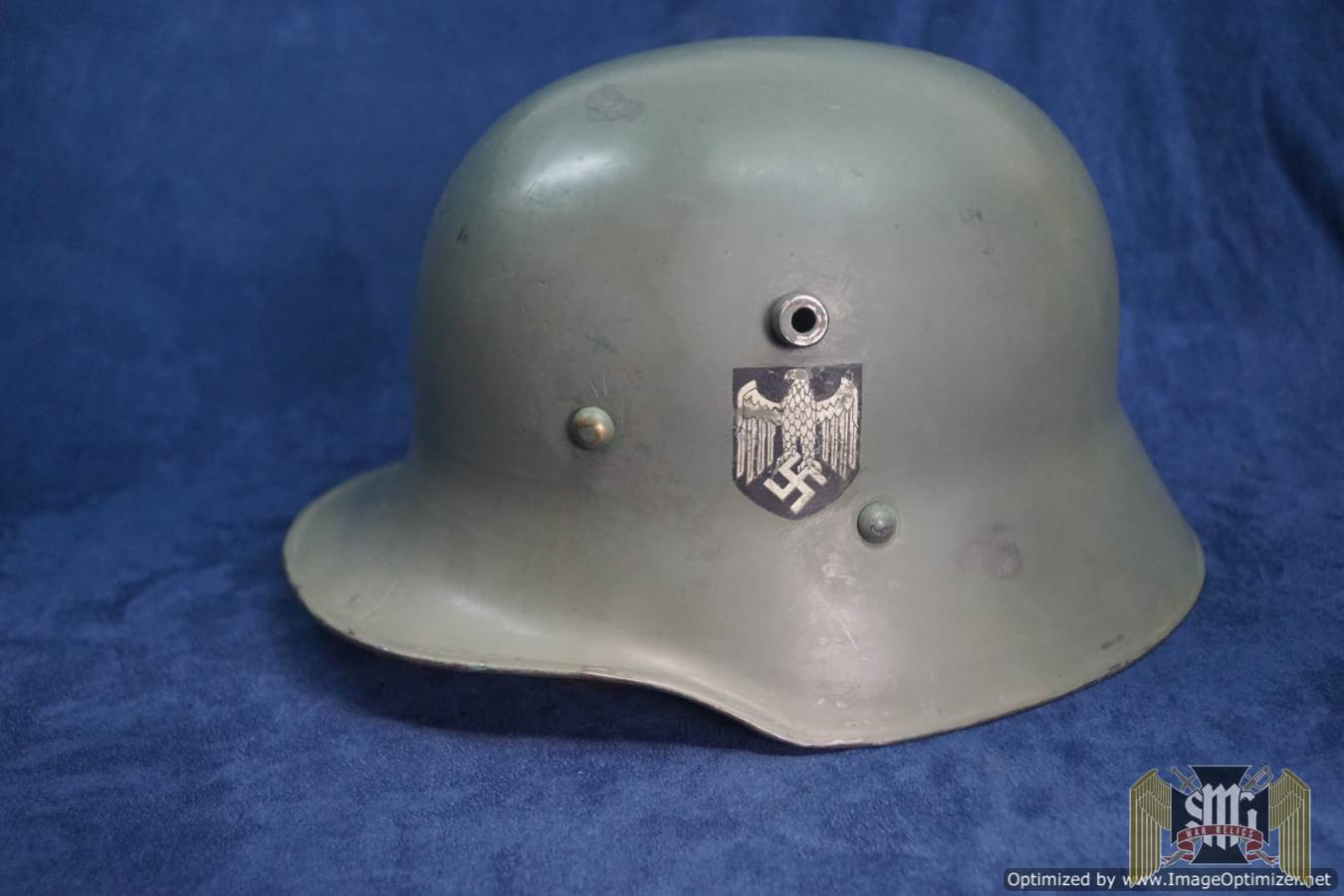 Austrian M-16 Double decal Transitional Helmet