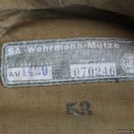 SA wehrmann- mütze M-43 W/ Edelweiss