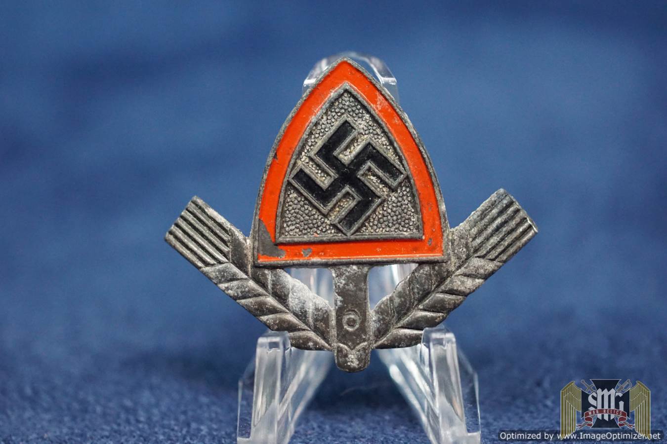 RAD cap Badge in Zinc