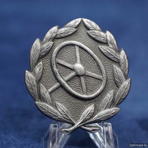 German Driver Badge in Silver from Deumer salesman board