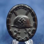 Black wound Badge PKZ marked "3" by Deumer Salesman board removed