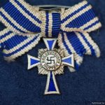 Silver Mother's Cross L/11 marked (Deumer) Sales board removed