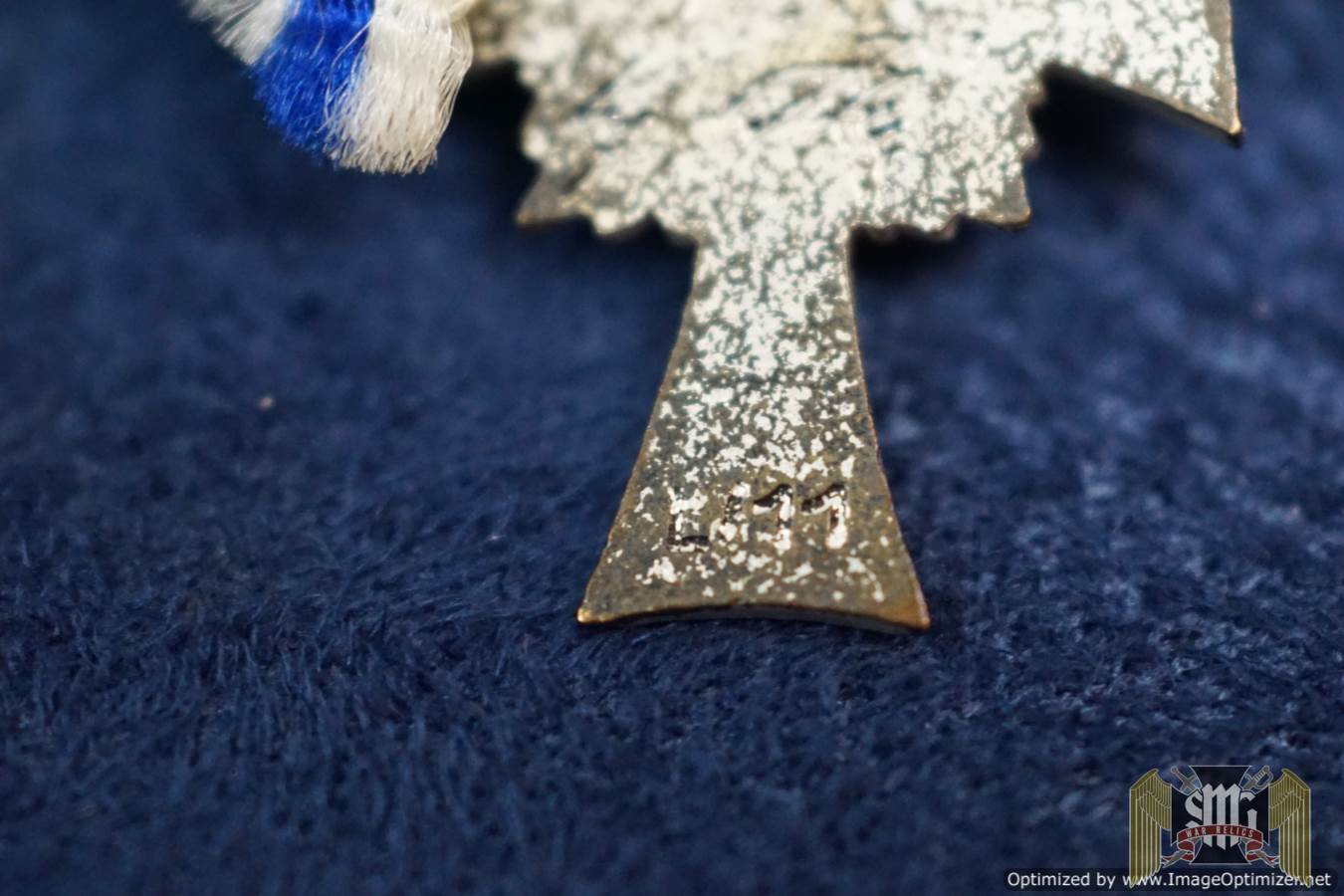 Silver Mother's Cross L/11 marked (Deumer) Sales board removed