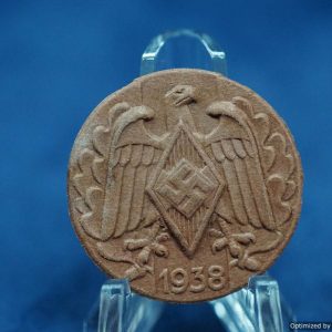 SMGM-4242 1938 Hitler Youth Pressed paper badge/ tinnie