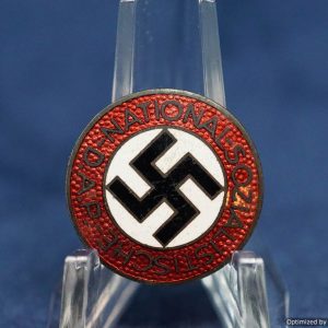 NSDAP Party Badge M1/34 – Karl Wurster