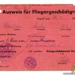 ID card for Flight Aviation Victims From Artur Schuettke Grouping