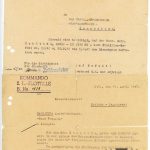 Promotion document and request for Black wound badge and African Campaign medal
