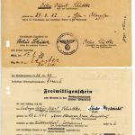 Parental Consent to join the Wehrmacht and Volunteer for military Service Form