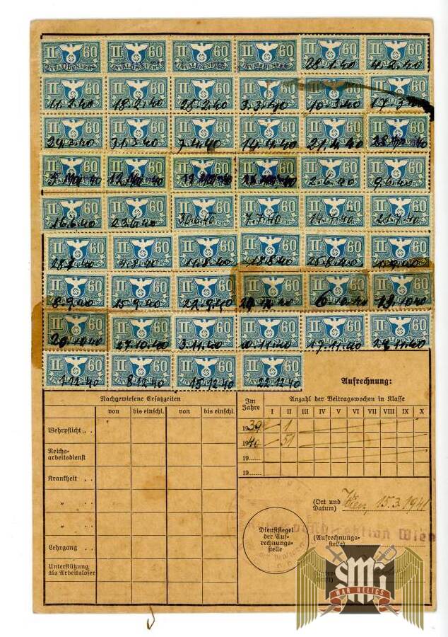 Insurance card "Gisela"