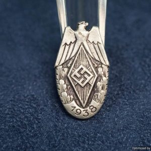 hitler youth meeting pin 1938