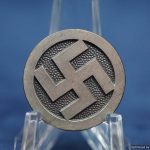Nazi Supporter pin silver