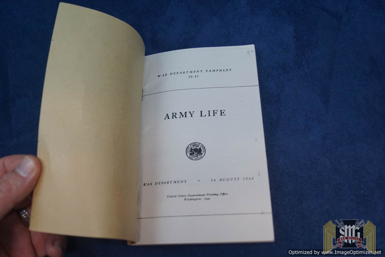 Army Life (War Dept Pamphlet 21-13)