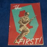 “The First” First division information book Sent home by guard at Nuremberg Trials