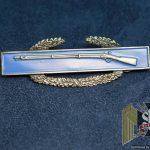 US Combat Infantry badge WW2 era Sterling marked