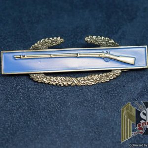 US Combat Infantry badge WW2 era Sterling marked