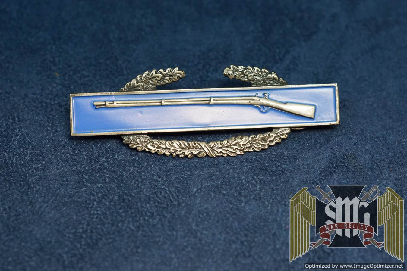 US Combat Infantry badge WW2 era Sterling marked