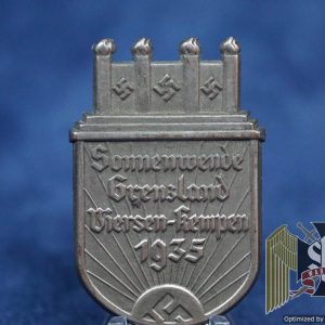1935 Sonnenwende Grenzland Viersen Kempen Badge
