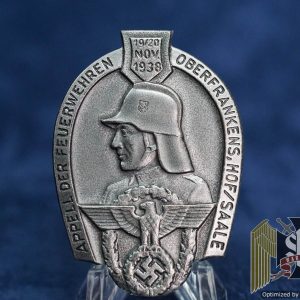 appell der feuerwehren oberfrankens Hof 1938 tinnie Fire police