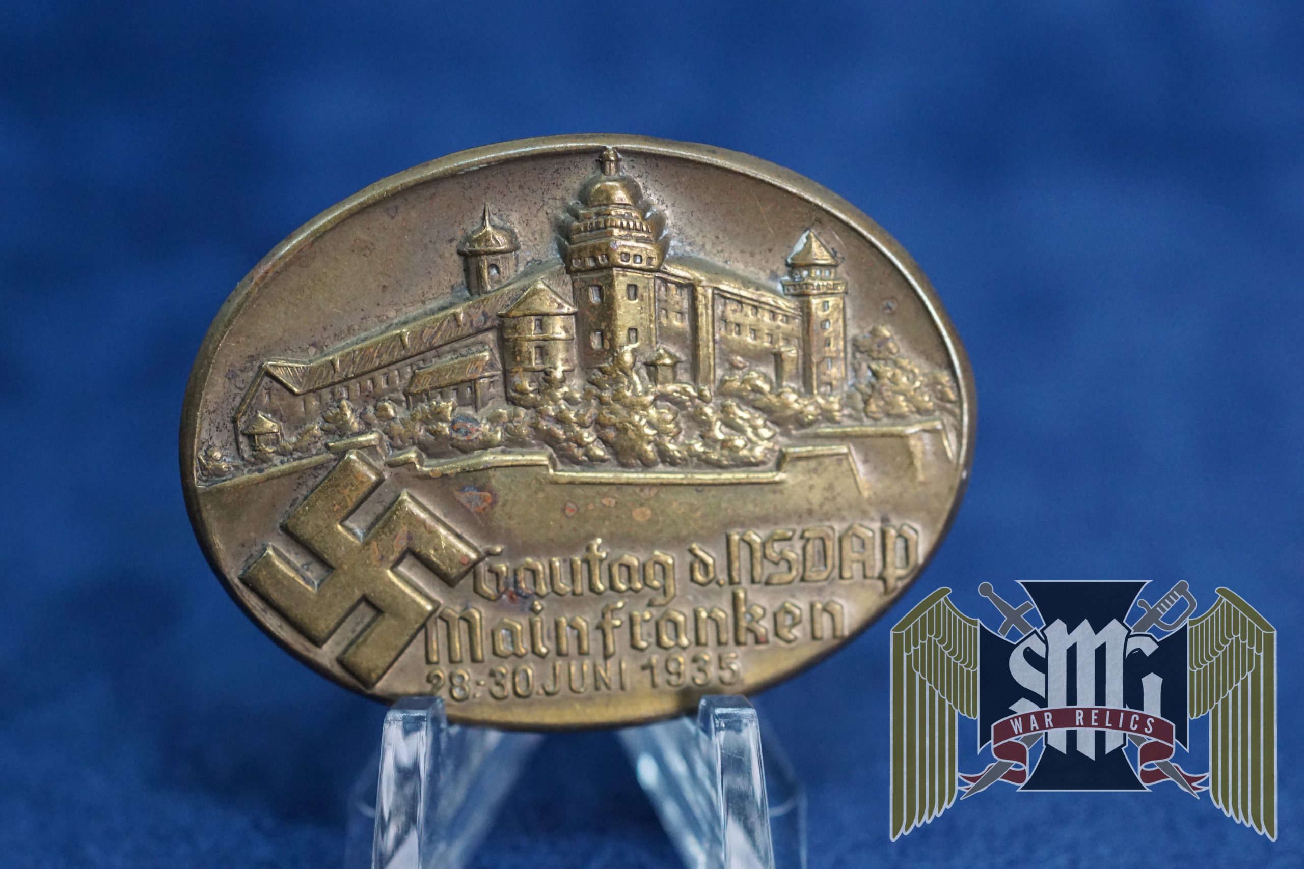 gautag nsdap main franken 1935 tinnie