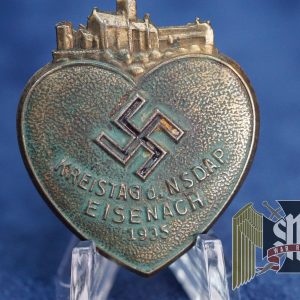 kreistag NSDAP Eisenach 1935 Heart tinnie