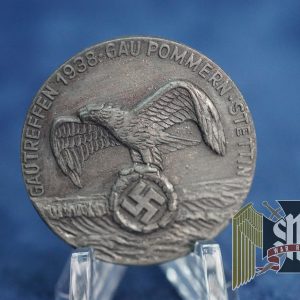 gautreffen 1938 gau pommern stettin badge