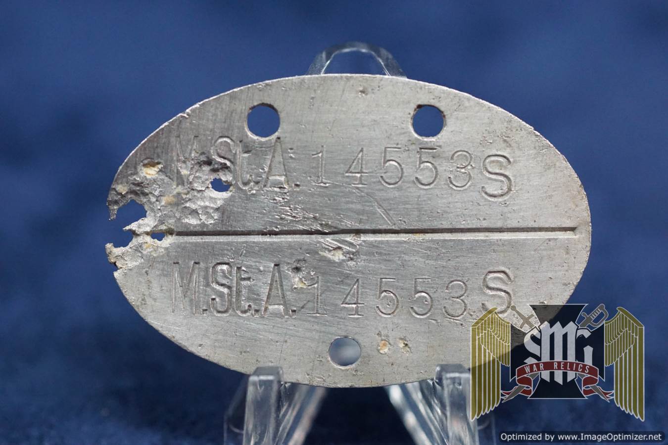 Kriegsmarine Dog Tag M.St.A.