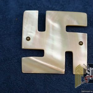 Pre Third Reich Swastika ladies buckle in mother of Pearl