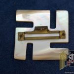 Pre Third Reich Swastika ladies buckle in mother of Pearl