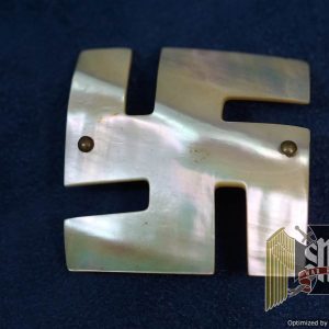 Pre Third Reich Swastika ladies buckle in mother of Pearl