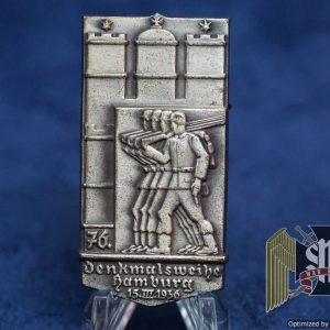 denkmalsweihe hamburg 1936 Veteran Memorial tinnie