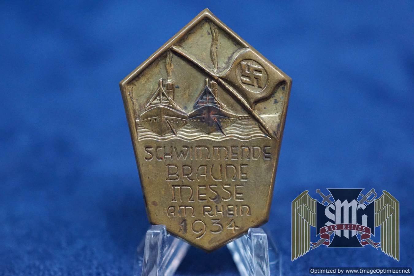 schwimmende braune messe am rhein 1934