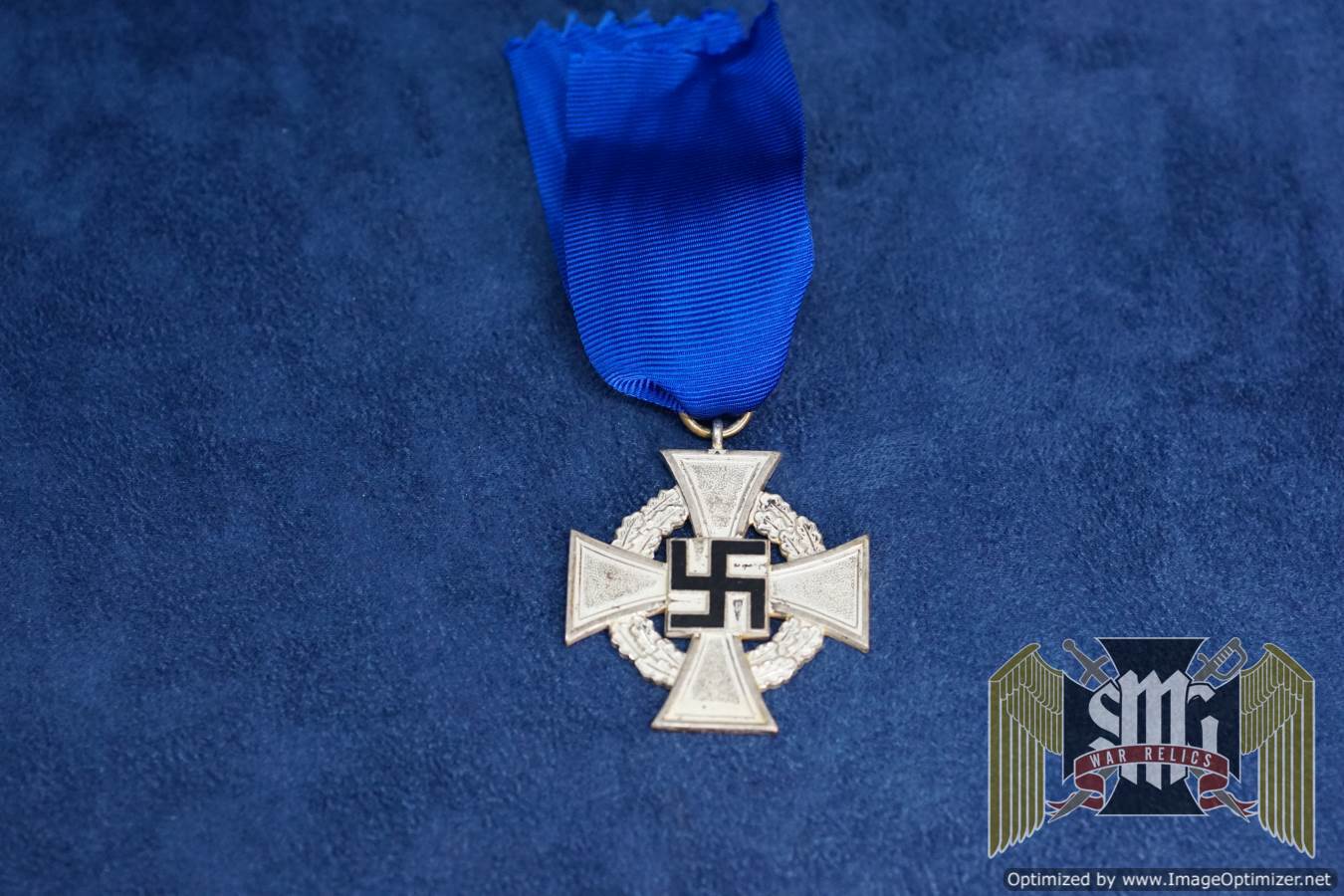 25 year faithful service cross post war ribbon