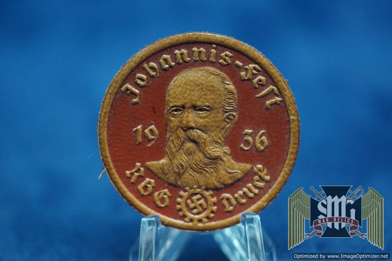 1936 Johannis Fest RBG DAF Druck Tinnie