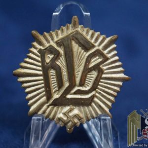 Reichsluftschutzbund RLB Reich Air Protection Cap Badge