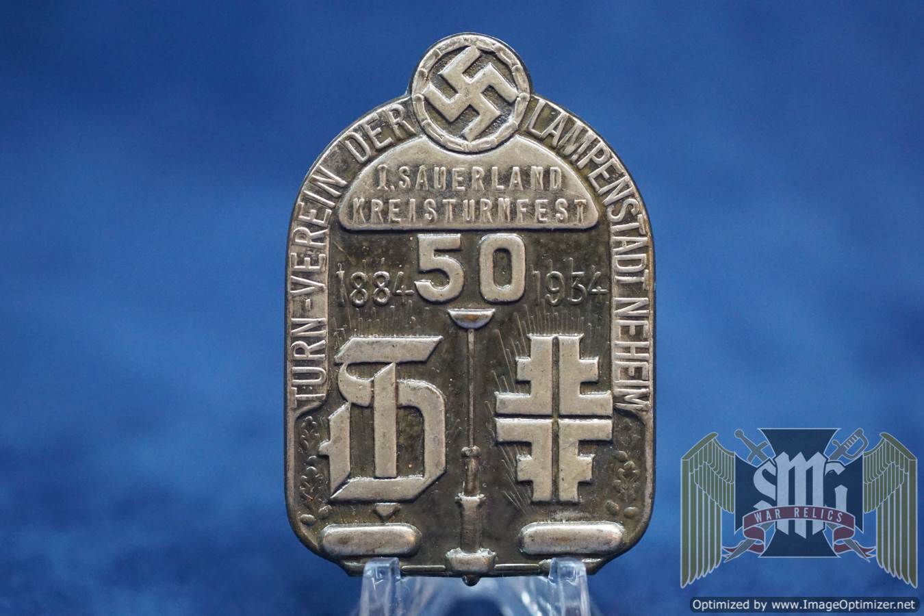 50 year German Turnfest Turner bund anniversary tinnie