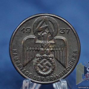 1937 SA kampftage der fränkischen tinnie missing pin
