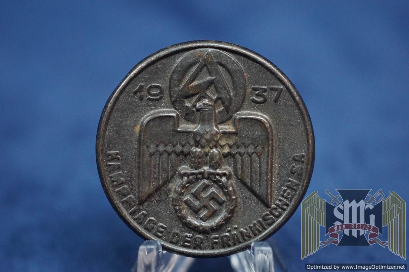 1937 SA kampftage der fränkischen tinnie missing pin