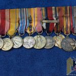 WW2 Era US Mini Medal bar W/ Assault Arrowhead